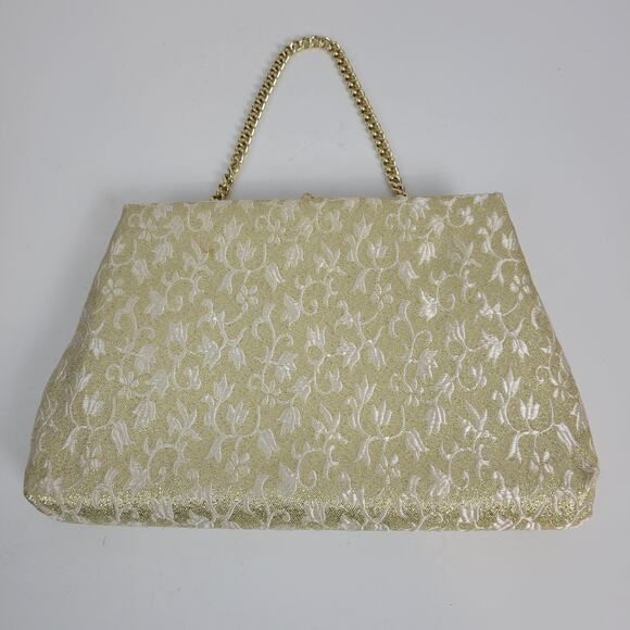 Vintage Town & Country Womens‎ Bag One Size Classy Gold Chain Clutch Purse - Picture 2 of 5